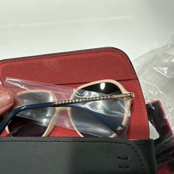 Valentino 57mm Gradient Sunglasses ivory blue - Picture 12 of 12